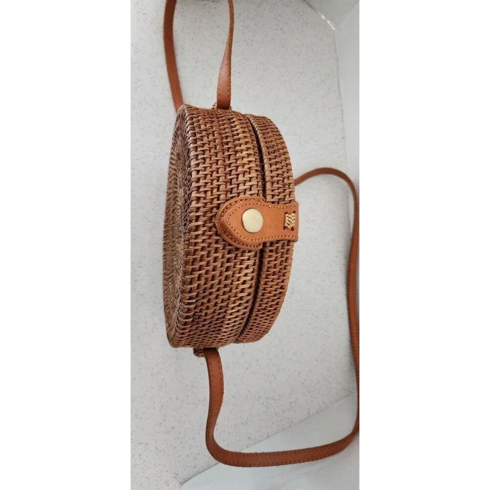 Made In Bali Rattan Crossbody Bag 8